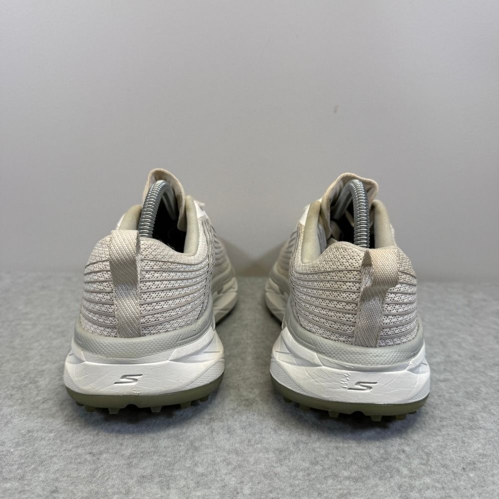 Skechers Go Golf Max Cushion Womens Shoes Size 6.5 White Grey Spikeless 123011 - Picture 5 of 10